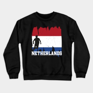 Netherlands Flag Soccer Football Team 2022 Crewneck Sweatshirt